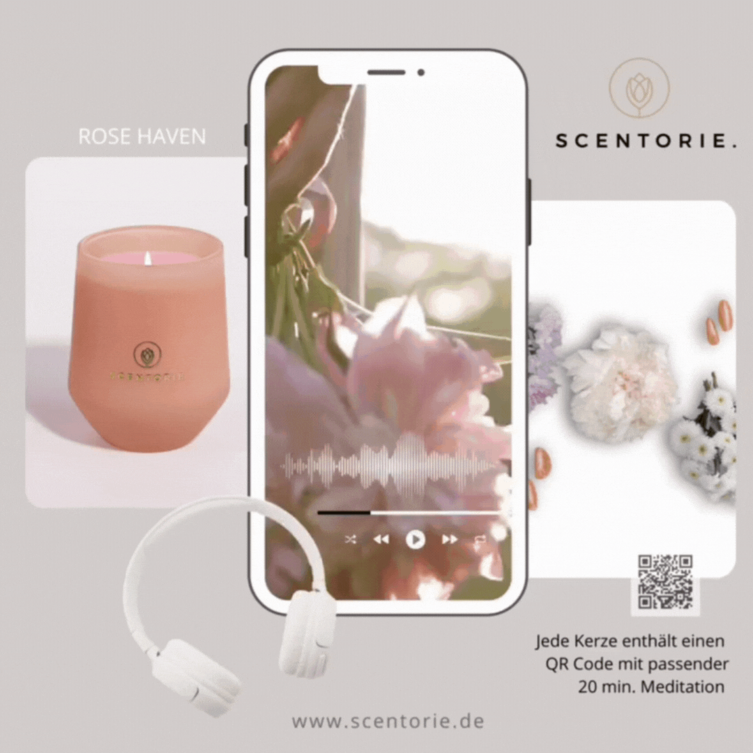 ROSE HAVEN (300g Kerze) MEDITATION: Englischer Rosengarten