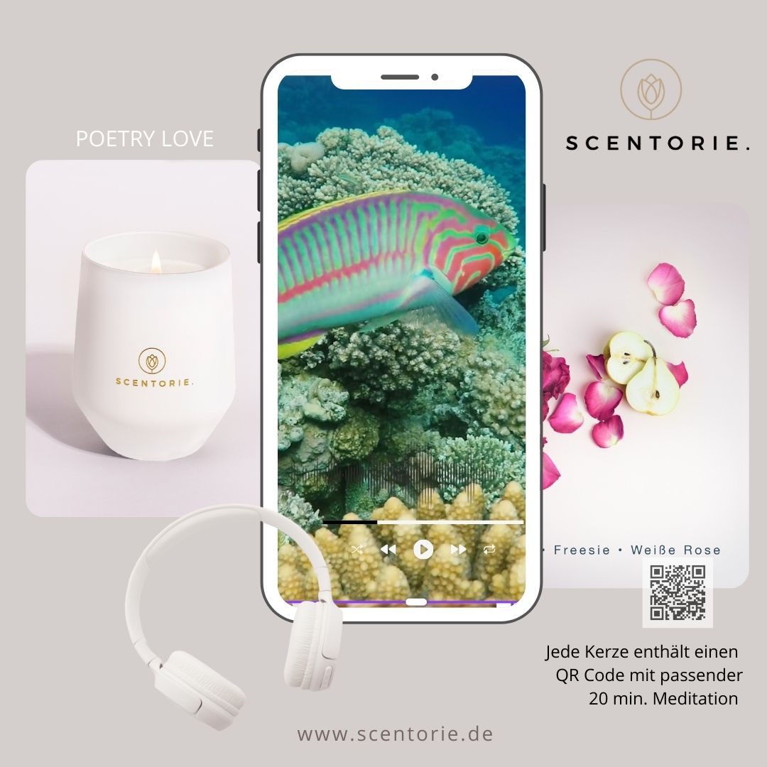 POETRY LOVE (110g Duftkerze mit Holzdocht)